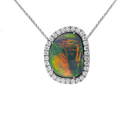 Black Opal Pendant