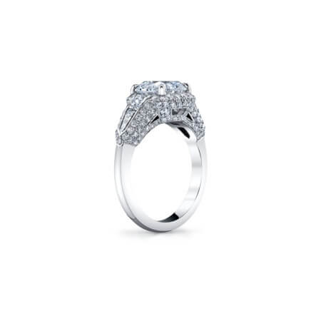 Cushion Cut Diamond Ring