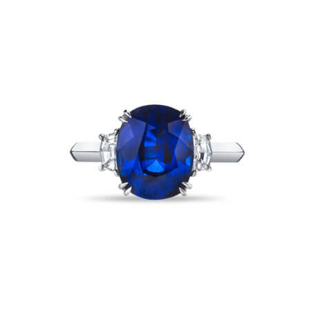 Sapphire and Diamond Ring
