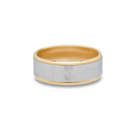 Two-Tone Men's Wedding Ring