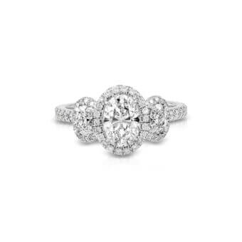 022642-Three Stone Oval Diamond Ring Three Stone Oval Diamond Ring