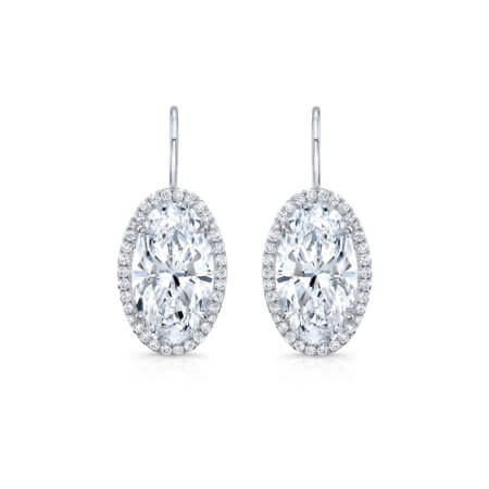 Oval-Diamond-Halo-Earrings