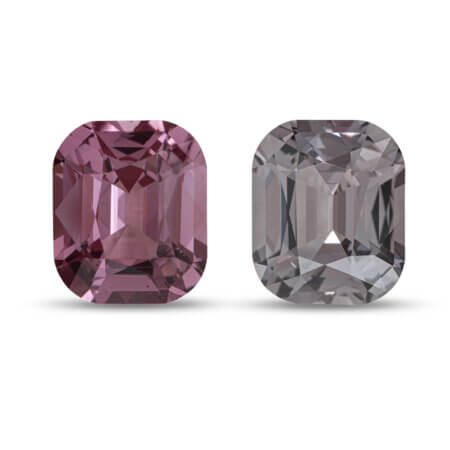17.87ctw Pink and Gray Spinel