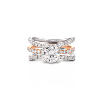 367460-Interlocking Wedding Ring Set Interlocking Wedding Ring Set