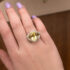Golden Beryl Ring on hand