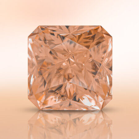 Peach Zircon 6.39ct