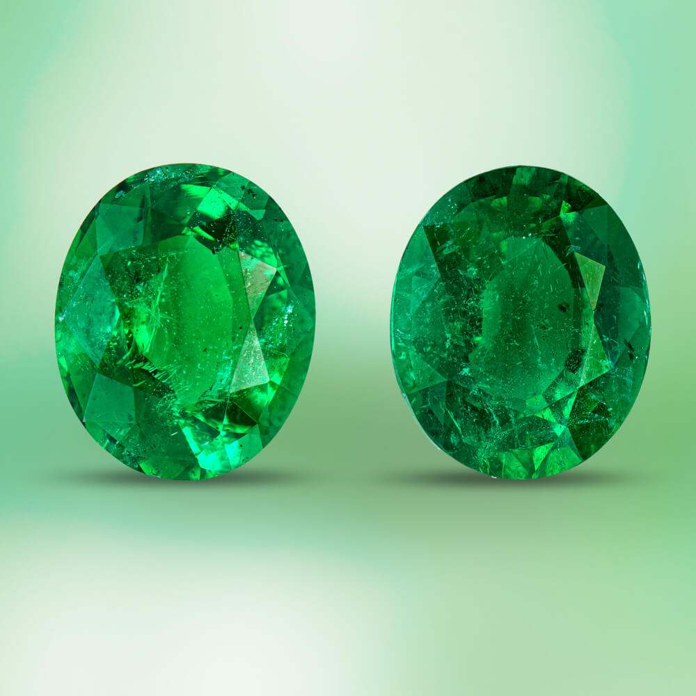African Emerald Gemstone Tumbled Stone / Tumbled Gemstone