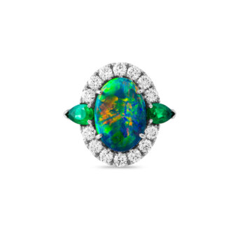 040981-1-Black-Opal-Halo-Ring Black Opal Ring