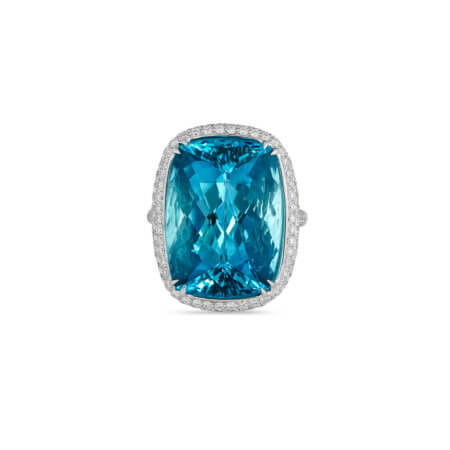 Aquamarine Brazil Ring