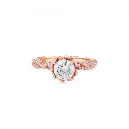 Floral Engagement Ring