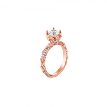 Floral Engagement Ring