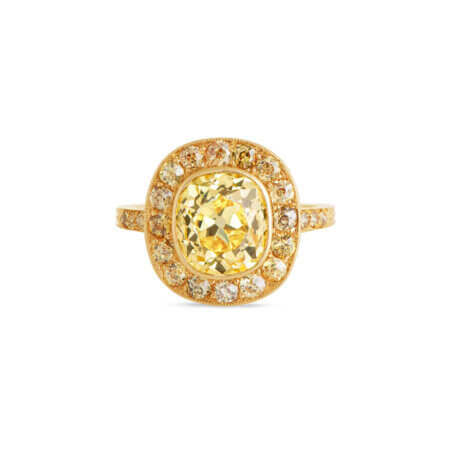 Yellow-Diamond-Halo-Ring