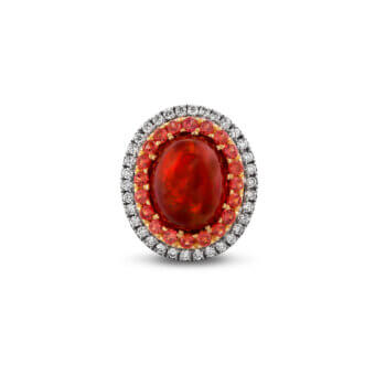 040977-1-Fire Opal Ring Fire Opal Ring