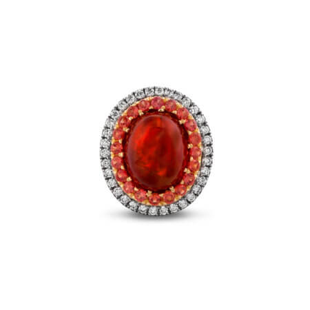 Fire Opal Ring