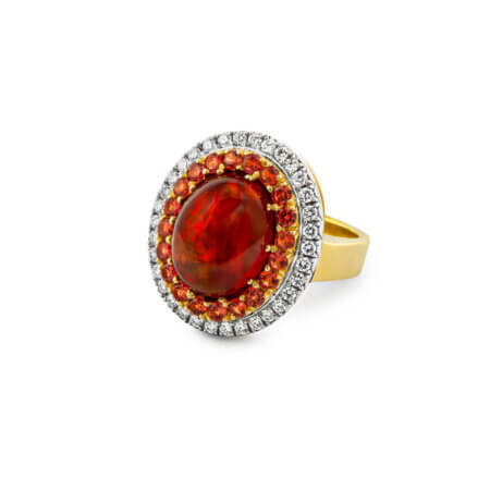 Fire Opal Ring