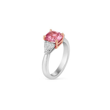 Peach-Sapphire-Ring