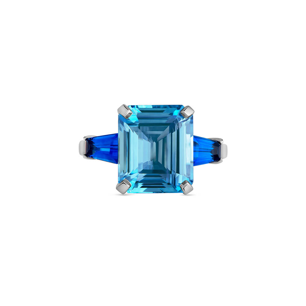 Click to view Emerald Cut Aquamarine loose Gemstones variation