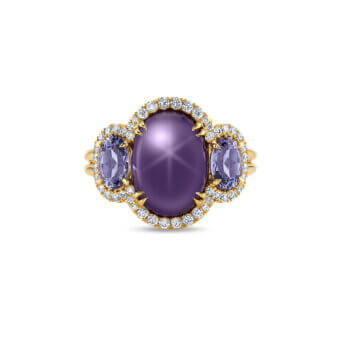 040986-Purple Star Sapphire Ring Purple Star Sapphire Ring