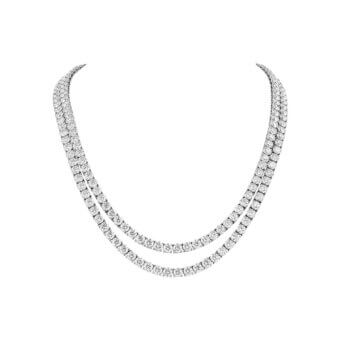 123790-1-Round Diamond Riviera Necklace Round Diamond Riviera Necklace