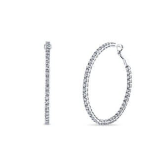 154990-1-Inside-Out Diamond Hoops Diamond Hoop Earrings