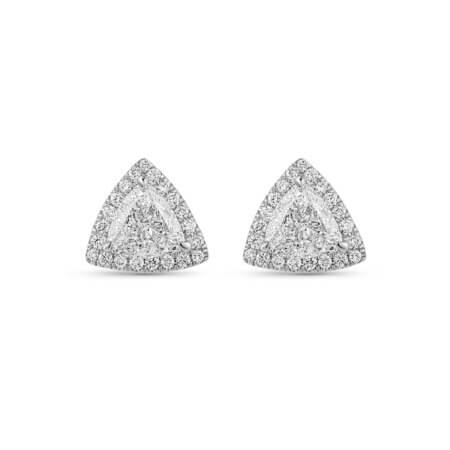 Trillion Diamond Earrings