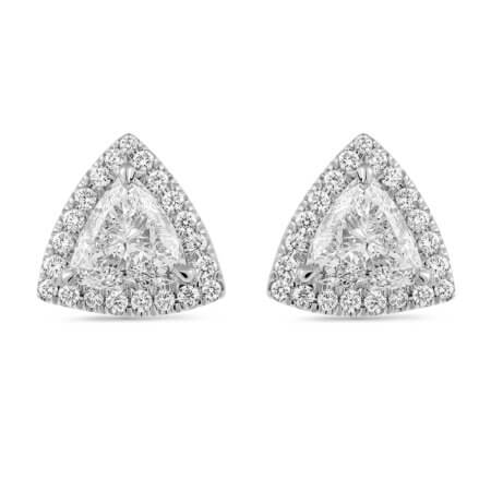 Trillion Diamond Earrings