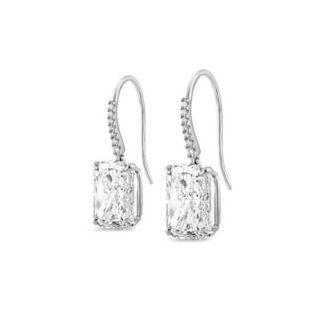 Radiant Diamond Earrings