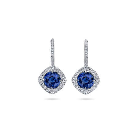 Sapphire Drop Earrings
