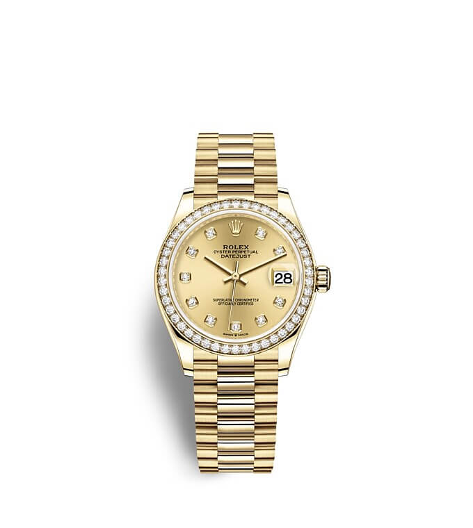 Rolex Lady-Datejust in Oystersteel and gold, m279381rbr-0013 | Wixon ...