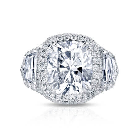 Cushion Cut Diamond Ring