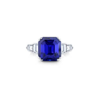 041011-1-Blue-Sapphire-Diamond-Ring Blue Sapphire Diamond Ring