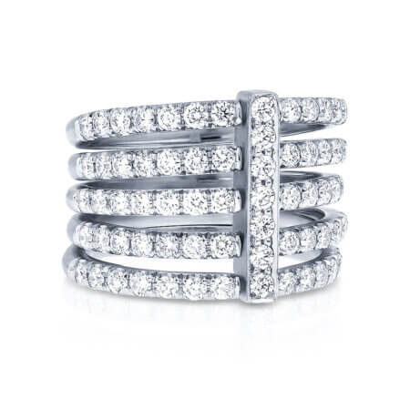 Stacked Diamond Pave Band
