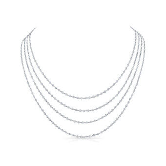 123919-1-White-Gold-Diamond-Chain-Layered White Gold Diamond Chain Layered