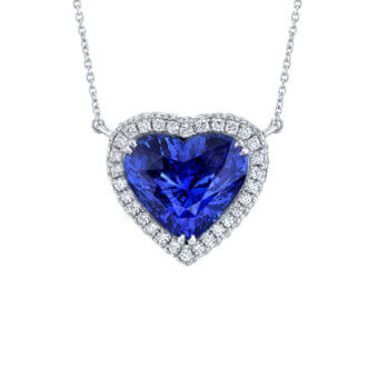 133099-1-Ceylon-Sapphire-Heart-Halo-Pendant Ceylon Sapphire Heart Halo Pendant