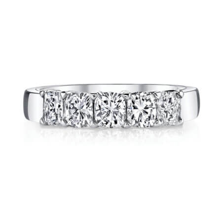 Round Diamond Wedding Band