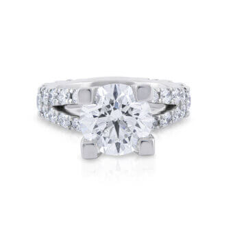 014504-1 Custom RBC Diamond Engagement Ring