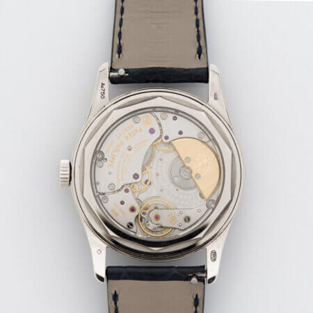 Patek Philippe Calatrava Ref. 6000G caseback and movement