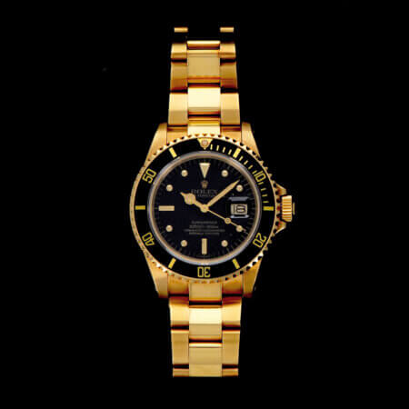 Yellow Gold Rolex Submariner