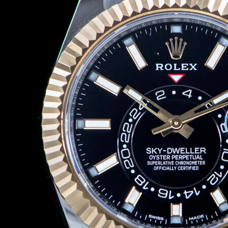 Pre-Owned Rolex Sky-Dweller Dial