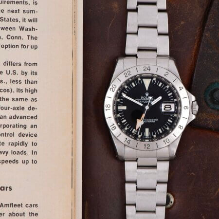 Vintage Rolex Explorer II Black Dial