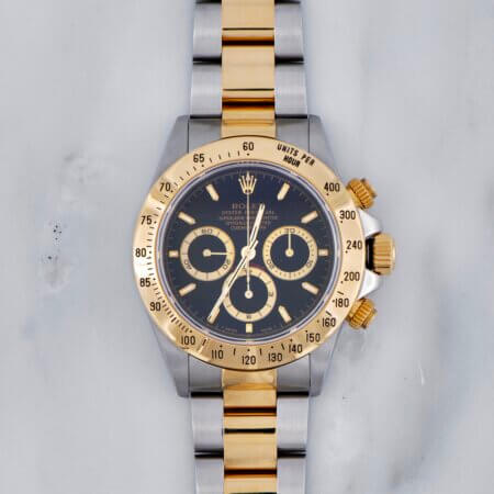 Rolex Daytona “Zenith” Ref. 16523 in yellow gold and steel