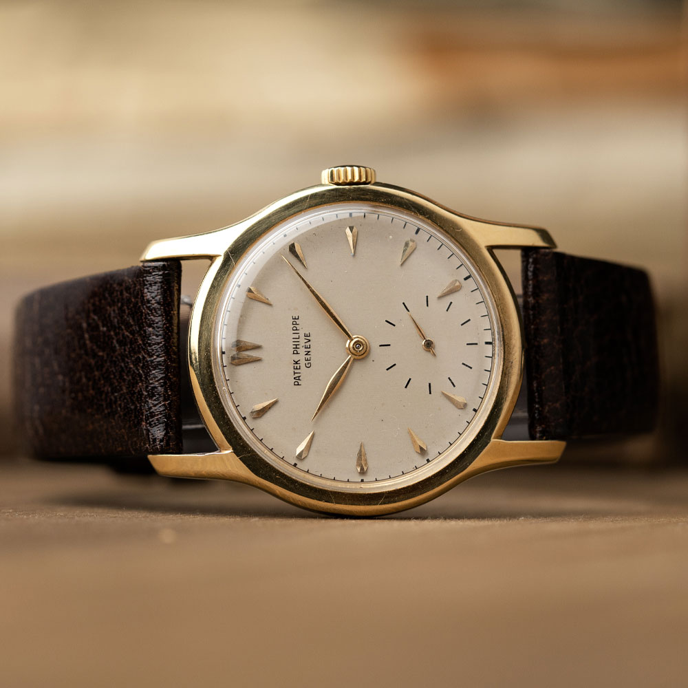 Calatrava, Reference 2450, A yellow gold wristwatch