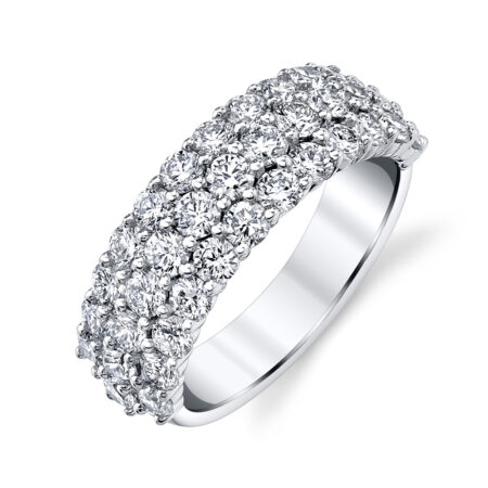 Multi-Row Diamond Band