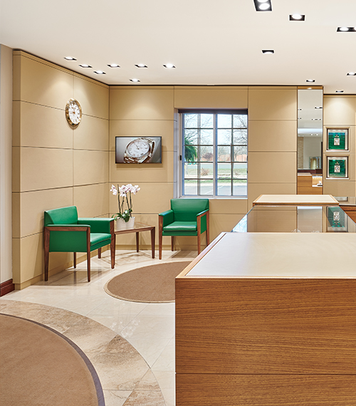 Rolex-Corner Rolex Showroom Corner
