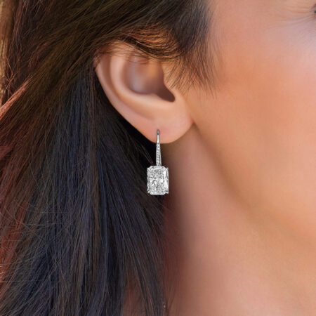 Radiant Diamond Earrings