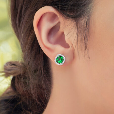 Tsavorite Garnet Earrings