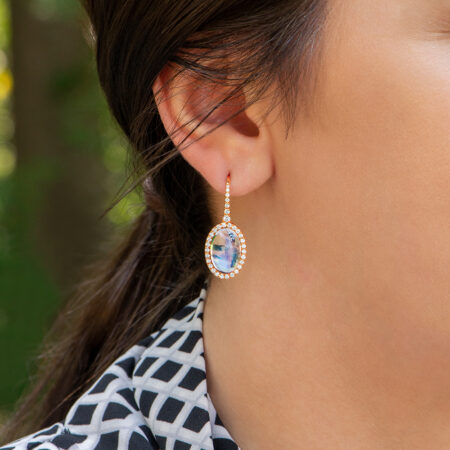 Moonstone Dangle Earrings