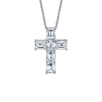 124023-1_Emerald-Cut_Diamond_Cross Emerald-Cut Diamond Cross