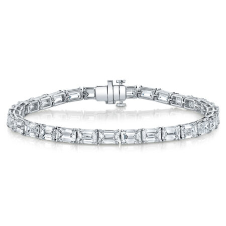 Emerald-Cut Diamond Bracelet