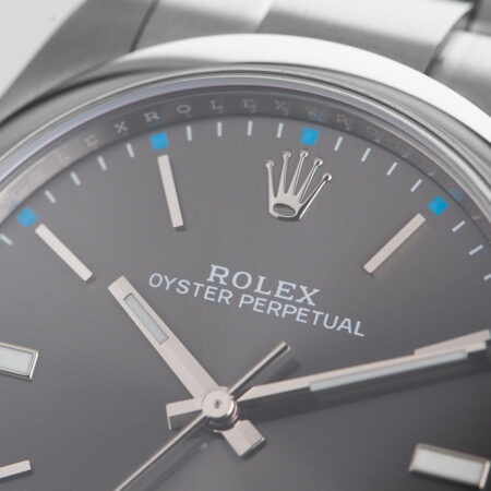 Rolex Oyster Perpetual 39 Blue Markers
